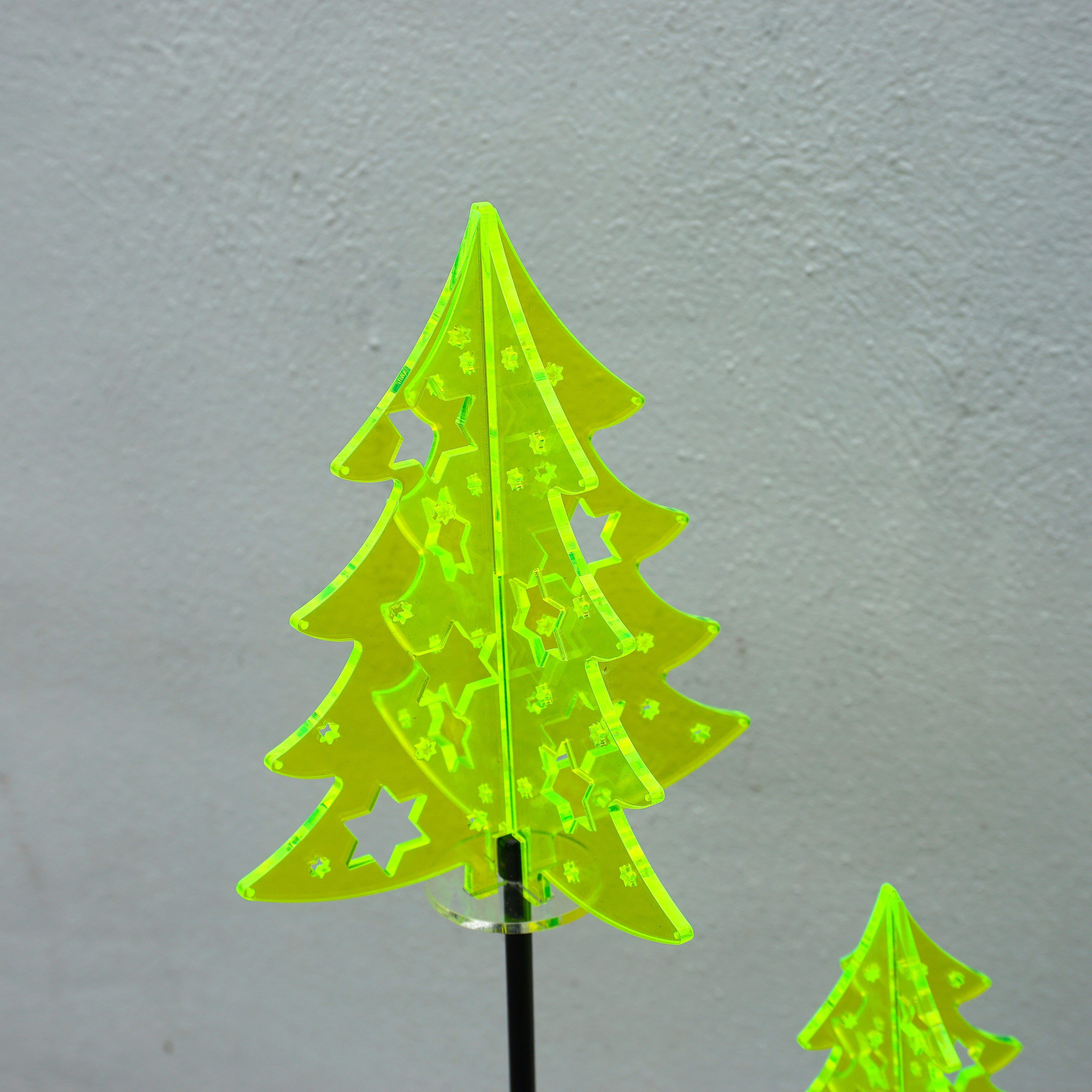 Single SunCatcher Garden Décor Stake 'Christmas Tree'